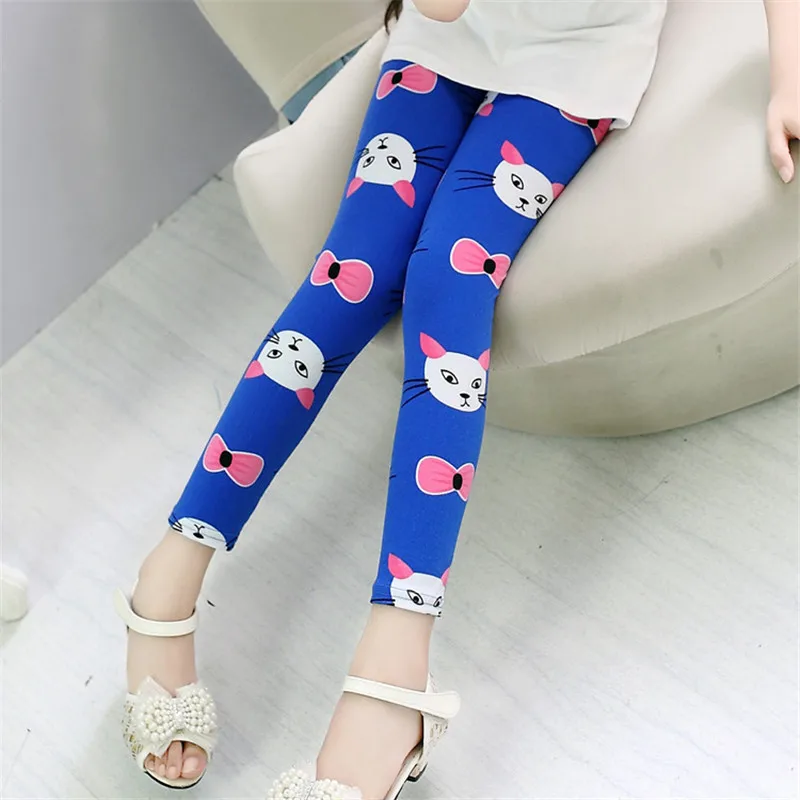 Розничная продажа капри для девочек от 3 до 10 лет с принтом без ног щиколотки