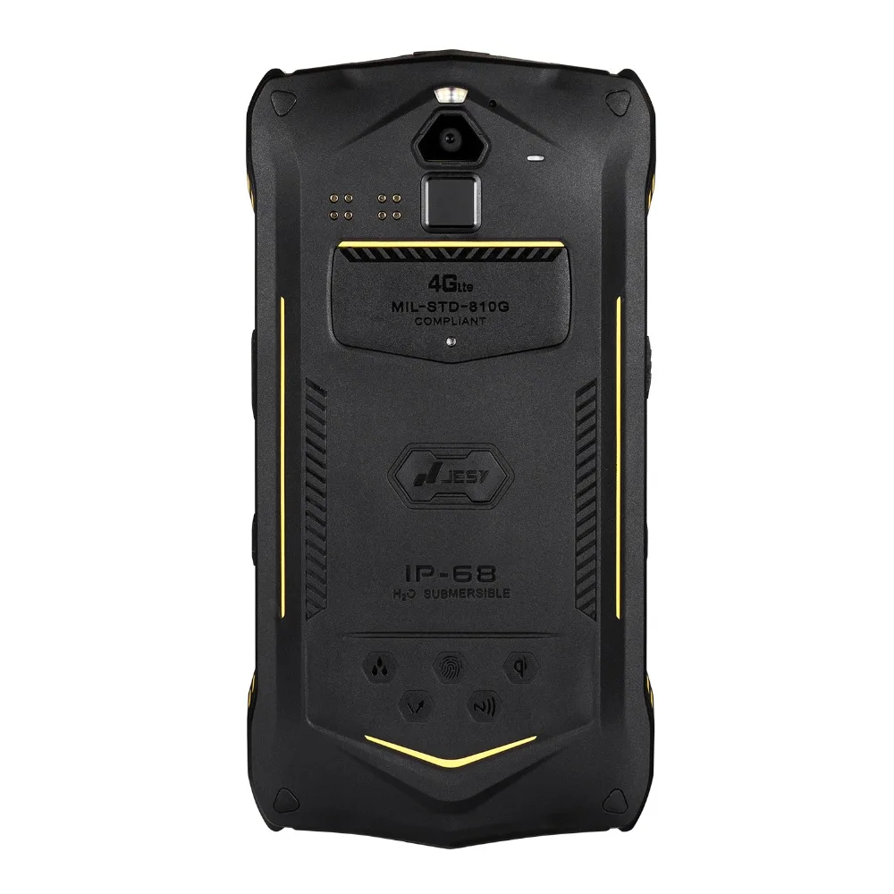 JESY J9s Pro IP68 Водонепроницаемый прочный мобильный телефон, четыре ядра, 4 Гб 64 Гб Смартфон 5," FHD NFC Android 7,0 Беспроводной заряда 6150 мАч