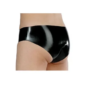 Латексные трусики-шорты с анусом или передней V-образной внутренней пробкой