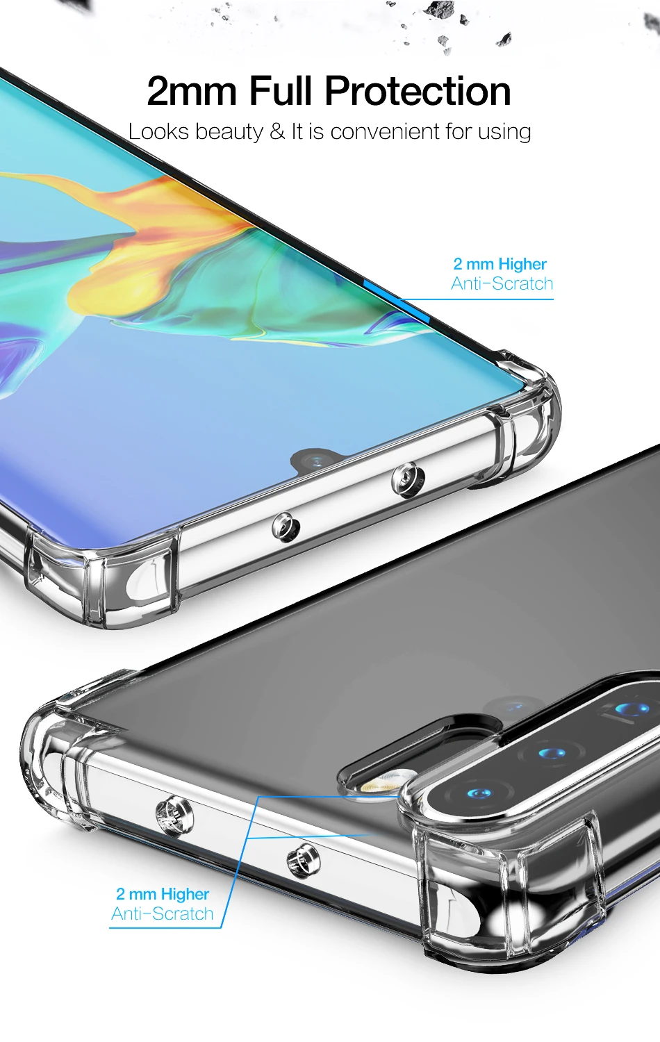 Чехол Floveme для huawei P20 Lite P30 Pro Силиконовый противоударный чехол для huawei mate 20 Lite чехол для Honor 10 Funda Coque P 20