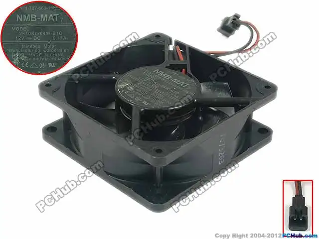 NMB MAT 2810KL 04W B10 S09 Сервер вентилятор охлаждения DC12V 0.11A 70x70x25 мм 2 провод|square fan|server fanfan