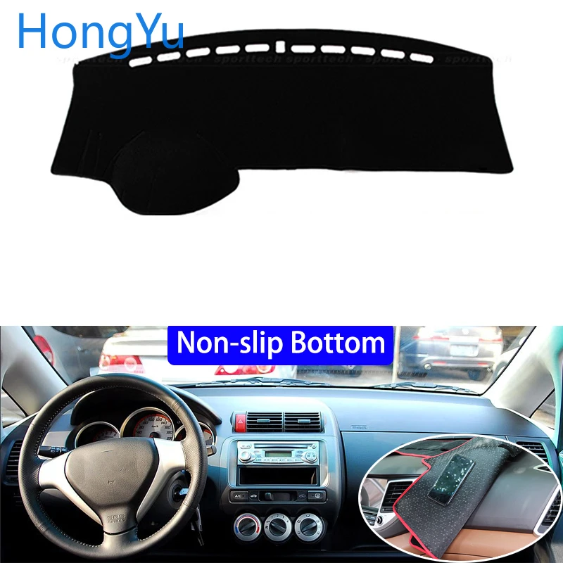 Для Honda fit Jazz 2004 2007 автомобильный Стайлинг Нескользящие нижние Чехлы Dashmat Dash коврик солнцезащитный чехол для