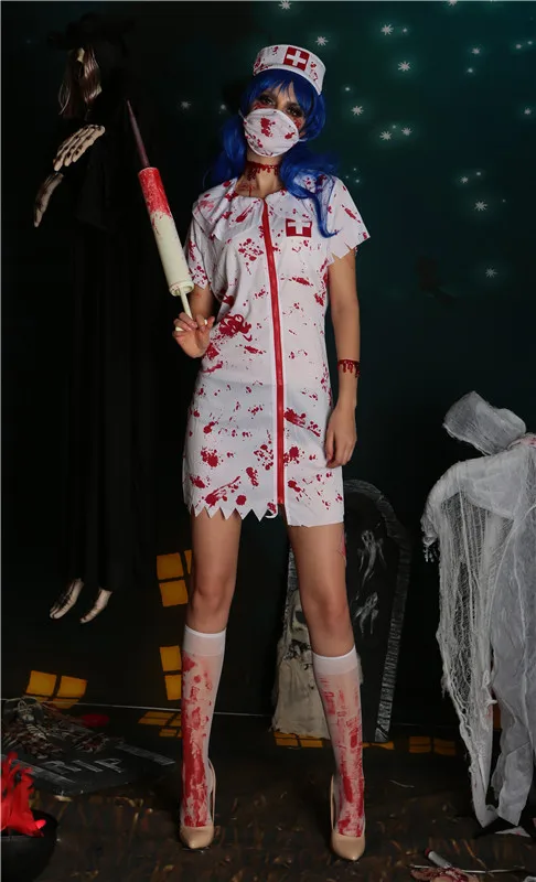 Новинка 2020 костюм для медсестры дьявола вечерние костюмы на Хэллоуин сцены