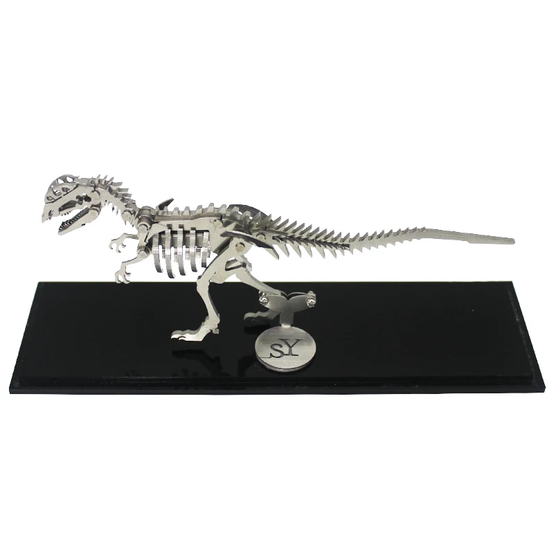 3 для 2 dilophosaurus 3D Сталь металла подвижность суставов Миниатюрная модель Наборы