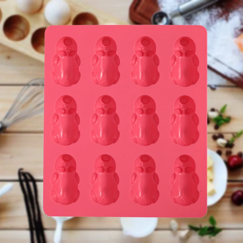 Дропшиппинг свинья силиконовая форма Шоколадные конфеты Gummy Maker ледяной Желе