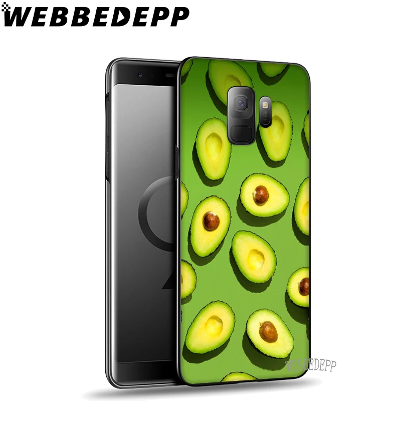 WEBBEDEPP фрукты зеленый авокадо Мягкий ТПУ чехол для Samsung Galaxy S6 S7 Edge S8 S9 S10 Plus S10e |