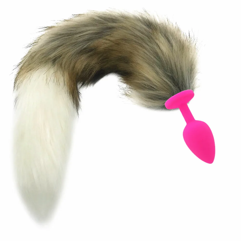 Dog Fox Tail Anal Plug sexy Toys Metal Fake Furry Butt Flirt Anus For Women role Games Product Couples | Красота и здоровье