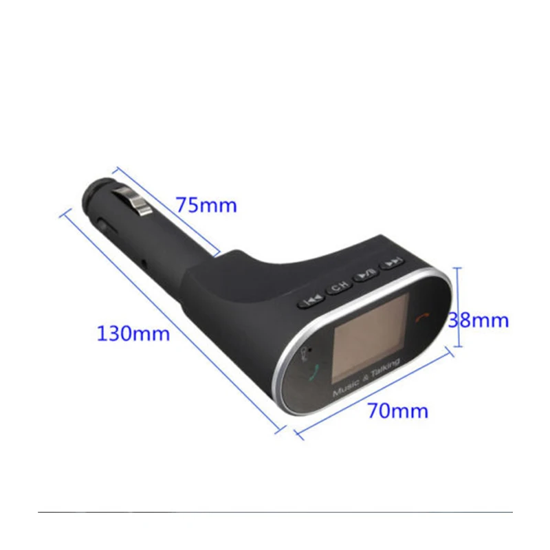 Fm передатчик ЖК дисплей Car Kit MP3 плееры Беспроводной модулятор со светодиодной