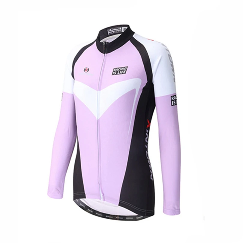 XINTOWN Pro Team осень Ropa Ciclismo Для женщин с длинным рукавом велосипед Одежда Майо Топы