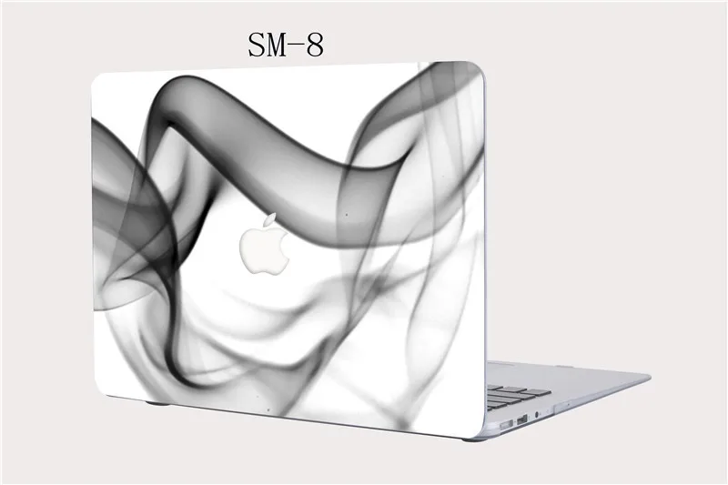 Пластиковый жесткий чехол для ноутбука Apple Macbook New Pro 13 15 с сенсорной панелью mac book Air retina 11 12 дюймов - Цвет: SM-8 show logo