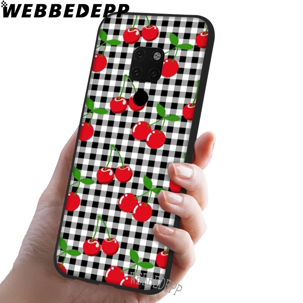 Мягкий чехол WEBBEDEPP в шахматную клетку для Huawei Honor 6 7A Pro 7C 8C 7X 8X 8 9 10 lite Note10|Бамперы| |