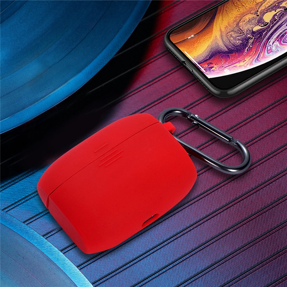 Чехол для наушников ДЛЯ Jabra Elite 65 t, беспроводная спортивная Гарнитура, силиконовый защитный чехол, чехол с крюком против потери, портативный чехол s