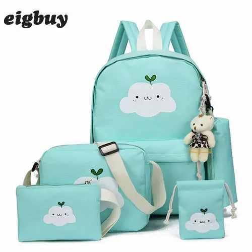 School Backpack Bags Children Backpacks For Teenagers Girls Lightweight Waterproof School Bags Child Orthopedics Schoolbags Boys - Цвет: Sky Blue
