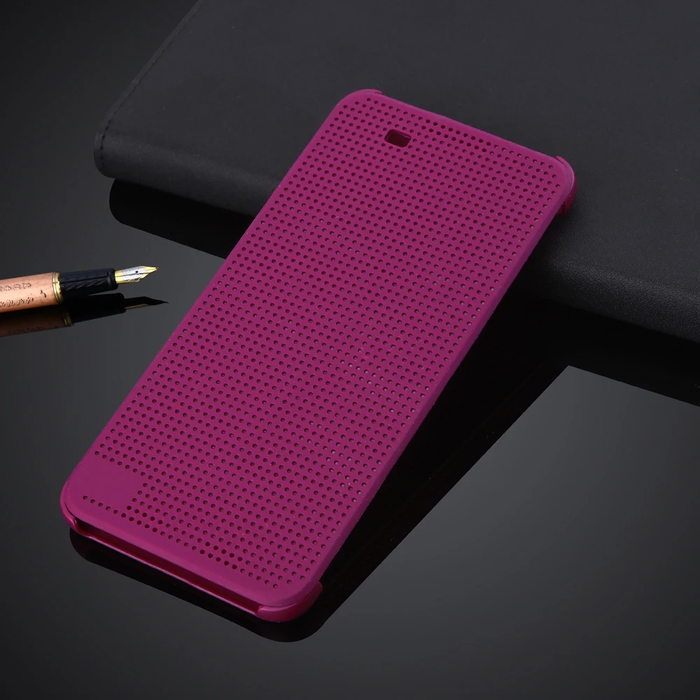 Чехол-книжка в горошек с функцией автоматического сна для HTC Desire 10 | Мобильные