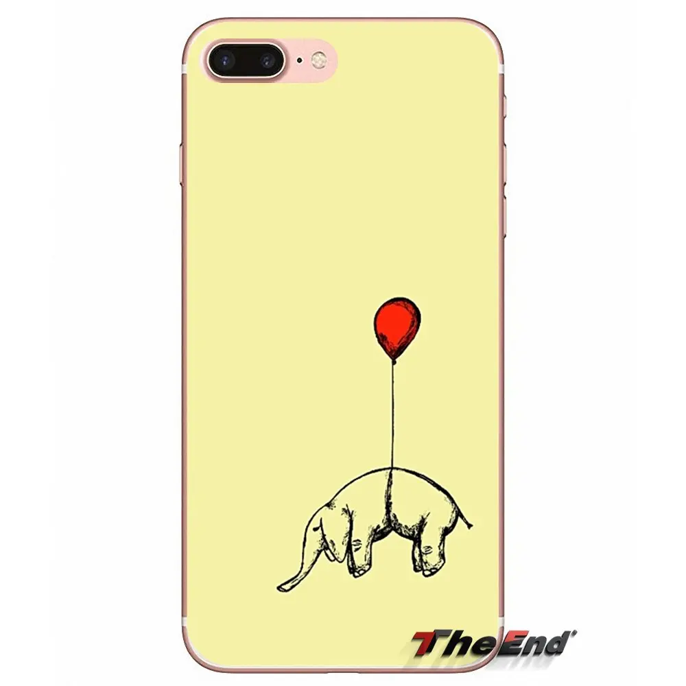 Flying Hearts Elephants Silicone Cases Covers For Huawei G7 G8 P7 P8 P9 Lite Honor 4C 5X 5C 6X Mate 7 8 9 Y3 Y5 Y6 II 2 Pro 2017 | Мобильные