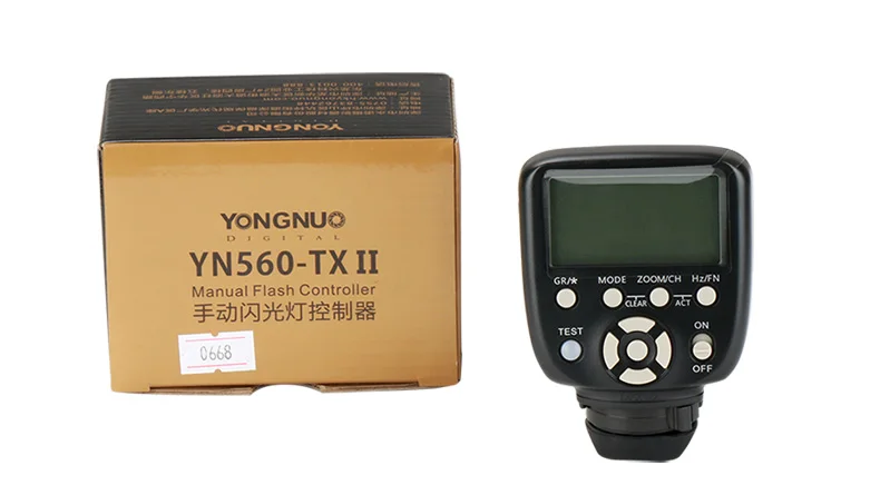 Беспроводной триггер вспышки Yongnuo YN560-TX II/YN560-TX Pro для Canon Nikon YN560IV YN660 968N YN860Li