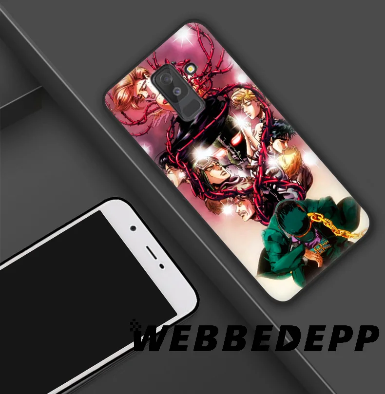 WEBBEDEPP JoJo's Bizarre Adventure Soft TPU Silicone Case for Samsung Galaxy S10 S10e S9 S8 Plus S7 S6 Edge &amp J6 |