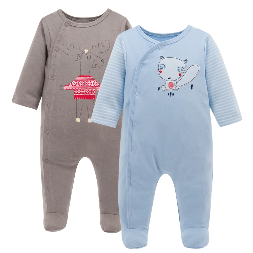 PY108186 Kavkas/комплект из 2 предметов, детский комбинезон весенний Одежда для новорожденных мальчиков Одежда для маленьких мальчиков комплект одежды для маленьких девочек Roupas Bebe, Комбинезоны для младенцев - Цвет: PY108186