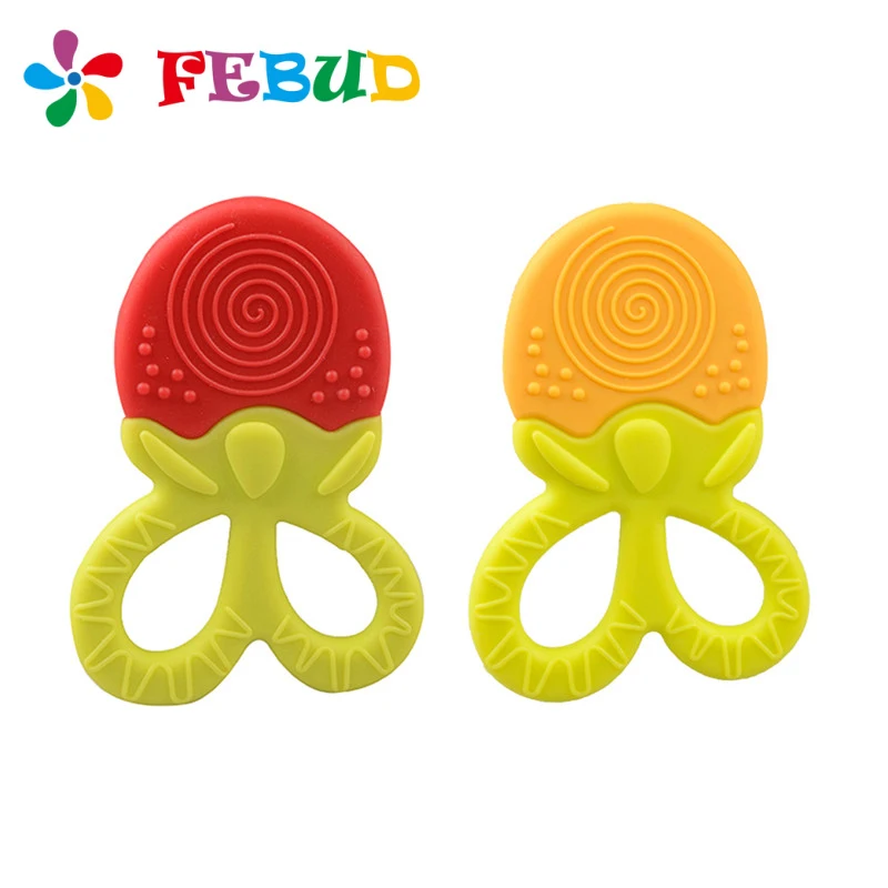 Febud абсолютно безопасный BPA бесплатно Прорезыватели Для маленьких новорожденных