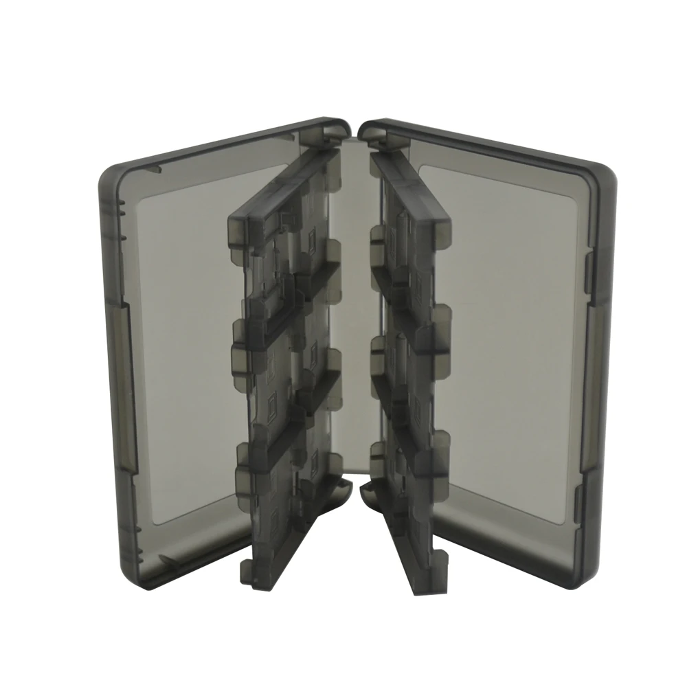 100 шт. 28 в 1 чехол для игровых карт Ntd 3-D-S Lite хранение картриджей Solution Box |