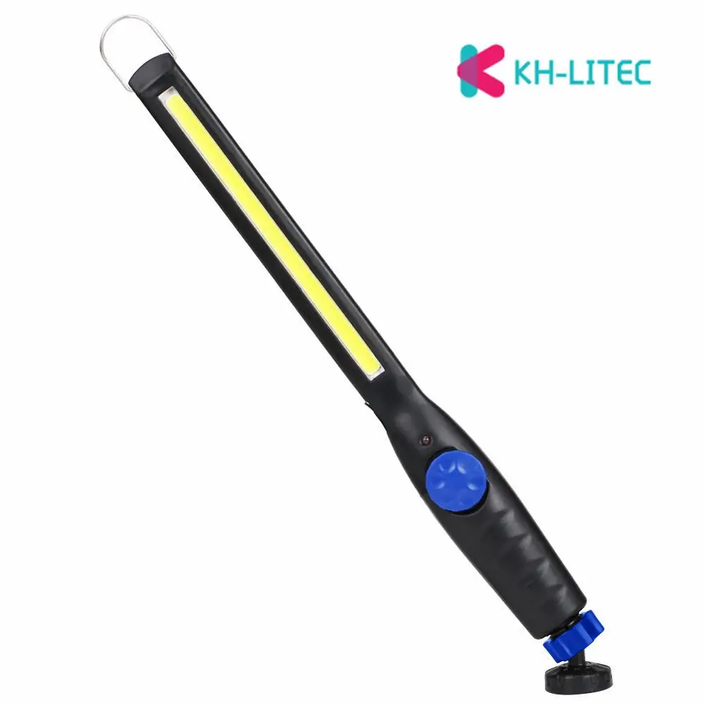 Blue Портативный COB светодиодный usb зарядка рабочий светильник вспышка светильник фонарь Lantena с магнитом встроенный аккумулятор для ремонта Рабочая лампа - Испускаемый цвет: Blue