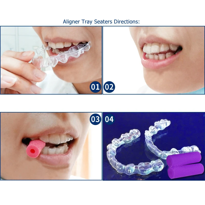 

2pcs Bite stick Correcting orthodontic braces Oral Care perfect smile veneers brackets dental ortodoncia teeth whitening