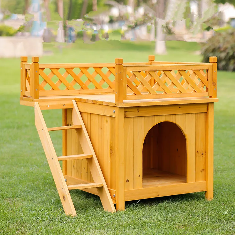 Цельная деревянная клетка для кошек Shiki съемное уличное водонепроницаемое