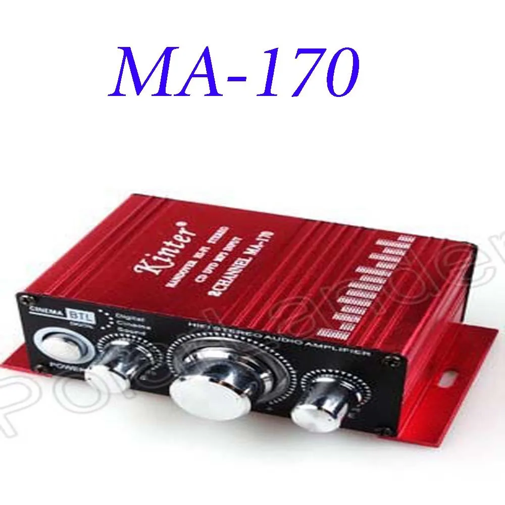 Модный мини Hi Fi стерео усилитель для автомобиля MA 170 DVD MP3 Колонка мотоцикла лодки