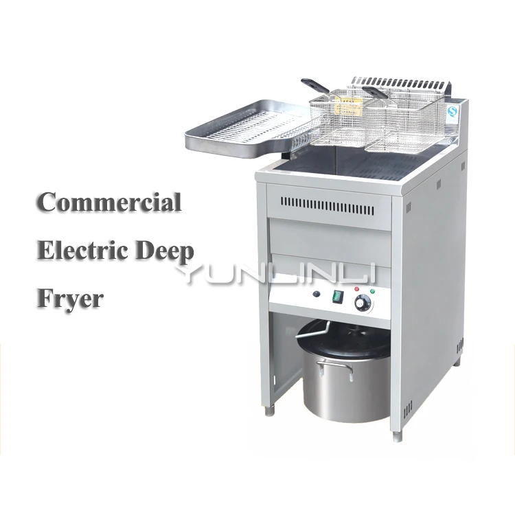 Коммерческий вертикальный Электрический Глубокий Fryer 20L большой емкости