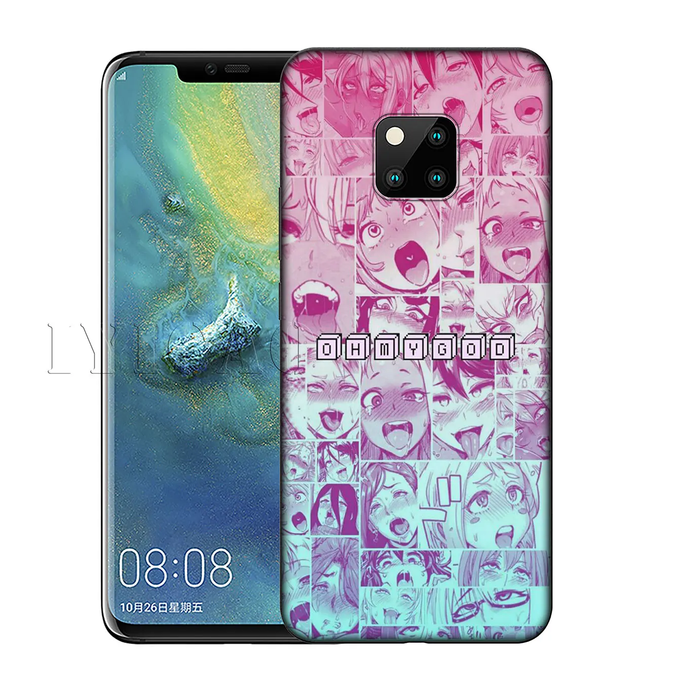 Силиконовый чехол для Huawei Nova Smart 5 5T 5i 4E 4 3i 3 2i 2 Lite мультяшный японский мягкий с