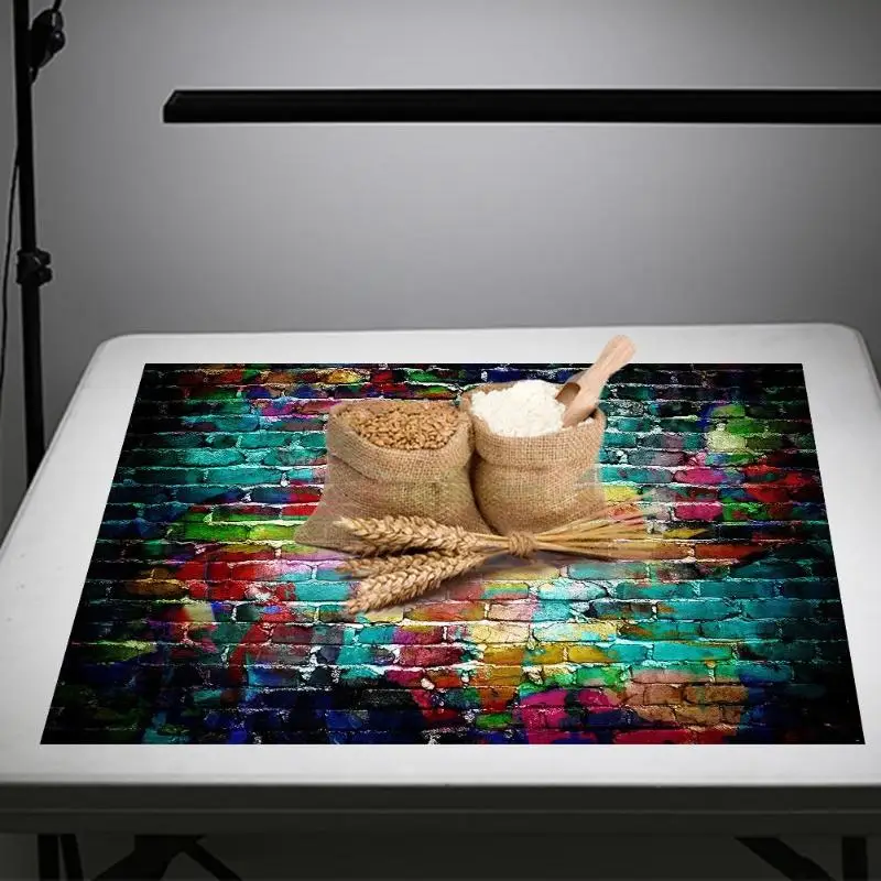 Фотофон с кирпичной текстурой 5 размеров тканевая пластина для студии реквизит