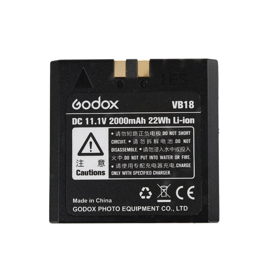 Литий ионный аккумулятор Godox VB18 (Улучшенный аккумулятор) для V850 V860 V860II Neewer Speedlite