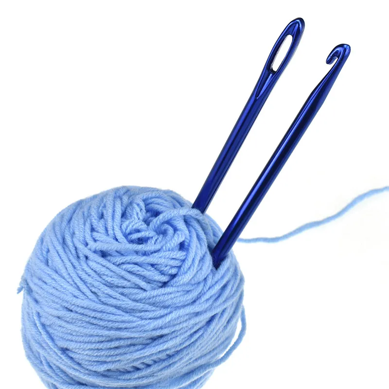 KOKNIT 1 шт. Набор вязаных крючков из алюминия в национальном стиле ручная вязка