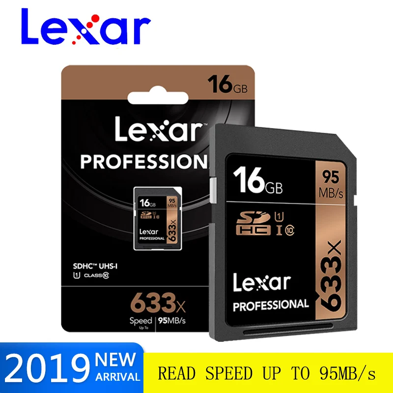 Карта памяти Lexar высокой емкости 633x sd карта 16 ГБ 32 64 Гб 128 256 512 USH 1 U3