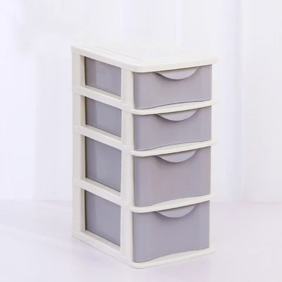 Storage Box H MSJO коробка для хранения Организатор разное для офиса Desktop/Кухня/Ванная комната PP небольшой ящик Multi Слои Пластик хранения Коробки бункеров - Цвет: Storage Box H