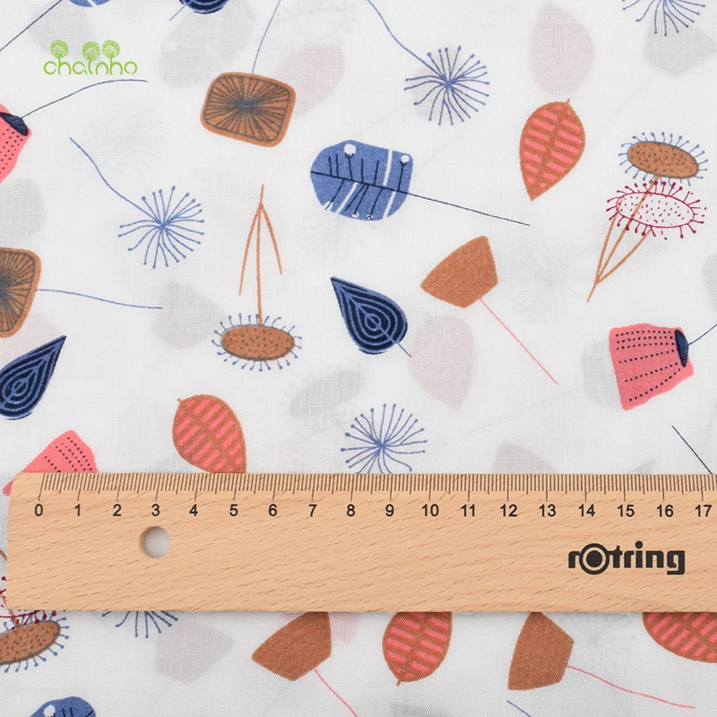 Chainho летняя одежда ткань/цветочный принт/искусственный шелк/юбка/платье/материал