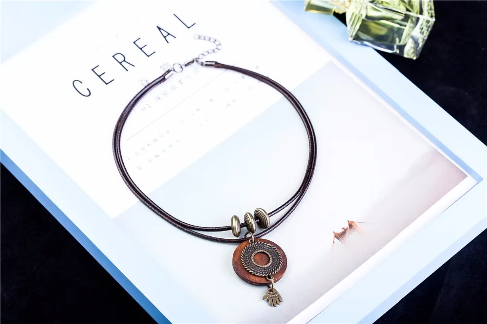 Новинка 2017 года ближайшие основа для кулонов и ожерелья деревянный круг рук