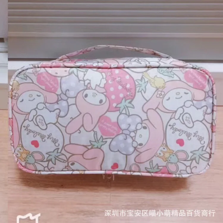 IVYYE, 1 шт., Melody Fashion, аниме, косметички, Оксфорд, на молнии, для путешествий, косметичка, для хранения, для мытья, для туалетных принадлежностей, подарки для девочек, новинка