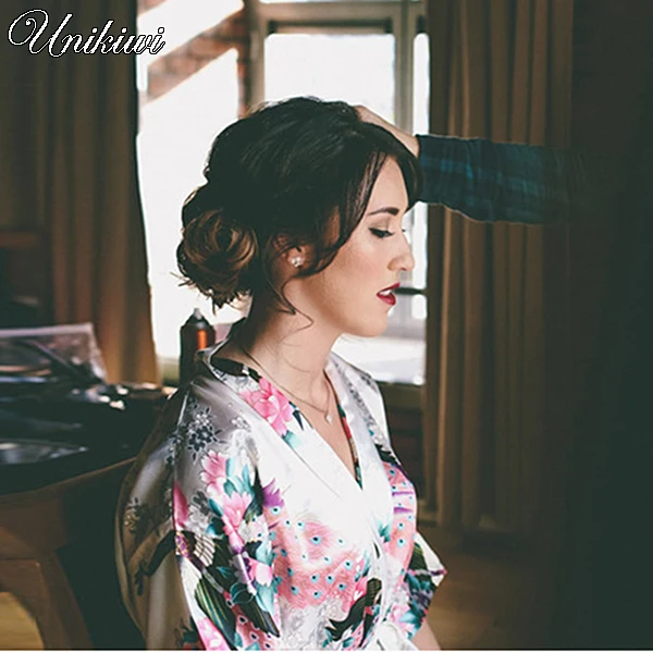 Женская одежда для сна в японском стиле пижамы свадебные халаты невесты.