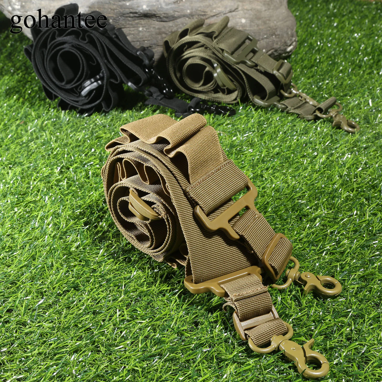 Gohantee нейлон Для мужчин MOLLE Весна слинг охота пистолет патроны держатель 15 круглый