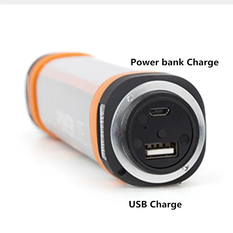 USB Водонепроницаемый светодиодный фонарь для кемпинга перезаряжаемый Магнитный