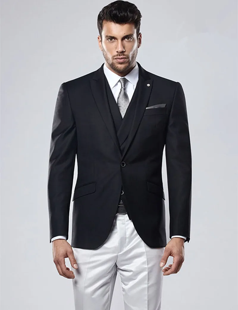 Mucielee Новый Reto Terno Masculino Блейзер Slim Fit Мужские костюмы Свадебные для мужчин 3