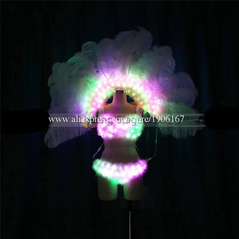 Полный цвет Led женские сексуальные платья для танцев программируемые