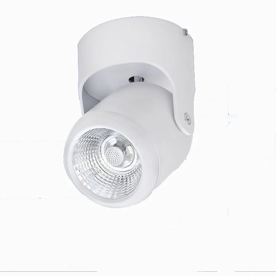 

10W 20W AC 85-265V Spot light Surface Mounted White / Warm White Ceiling Lamp 180 Degree Rotation Led Downlights Super Bright