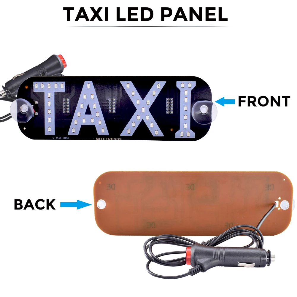 1 шт. знак такси верхний светильник новый светодиодный на крыше панель 12V