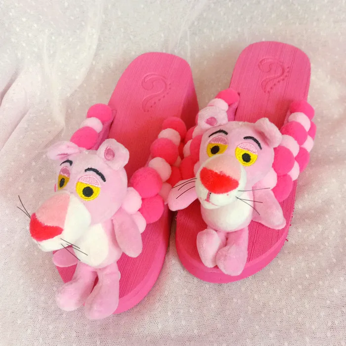 Шлепанцы женские ручной работы Нескользящие сандалии с мультяшным рисунком