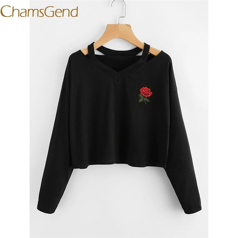 Chamsgend черный розовый однотонный спортивный костюм Женская Толстовка Осенние