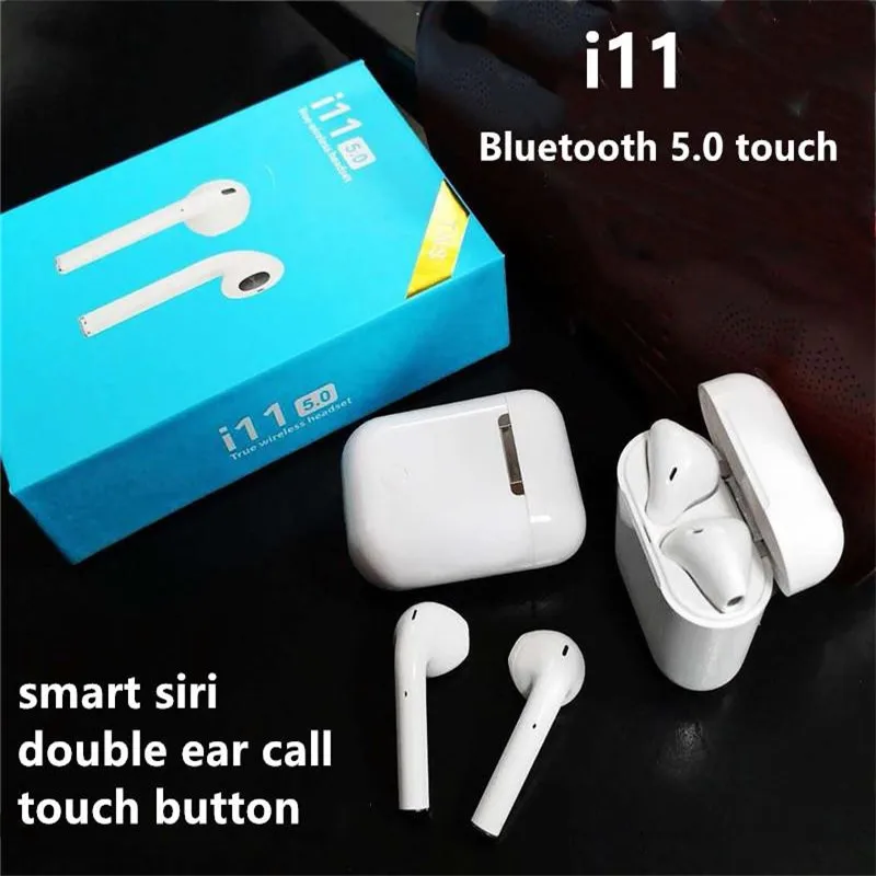 Высокое качество i11 Близнецы вызов Bluetooth наушники мини наушники гарнитура для Iphone X 8 7 Plus Android samsung sony наушники