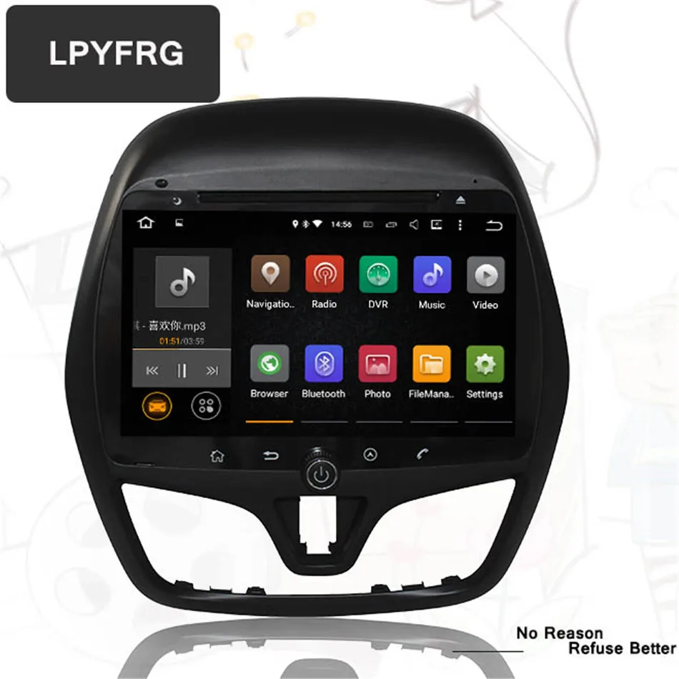 9 &quotчистый android 10 4G 64G Автомобильный dvd плеер для Chevrolet 2017 2018 Spark с GPS Авторадио