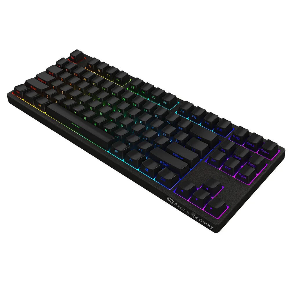 AKKO Ducky 3087SL игровая механическая клавиатура боковой надписи переключатель Cherry RGB